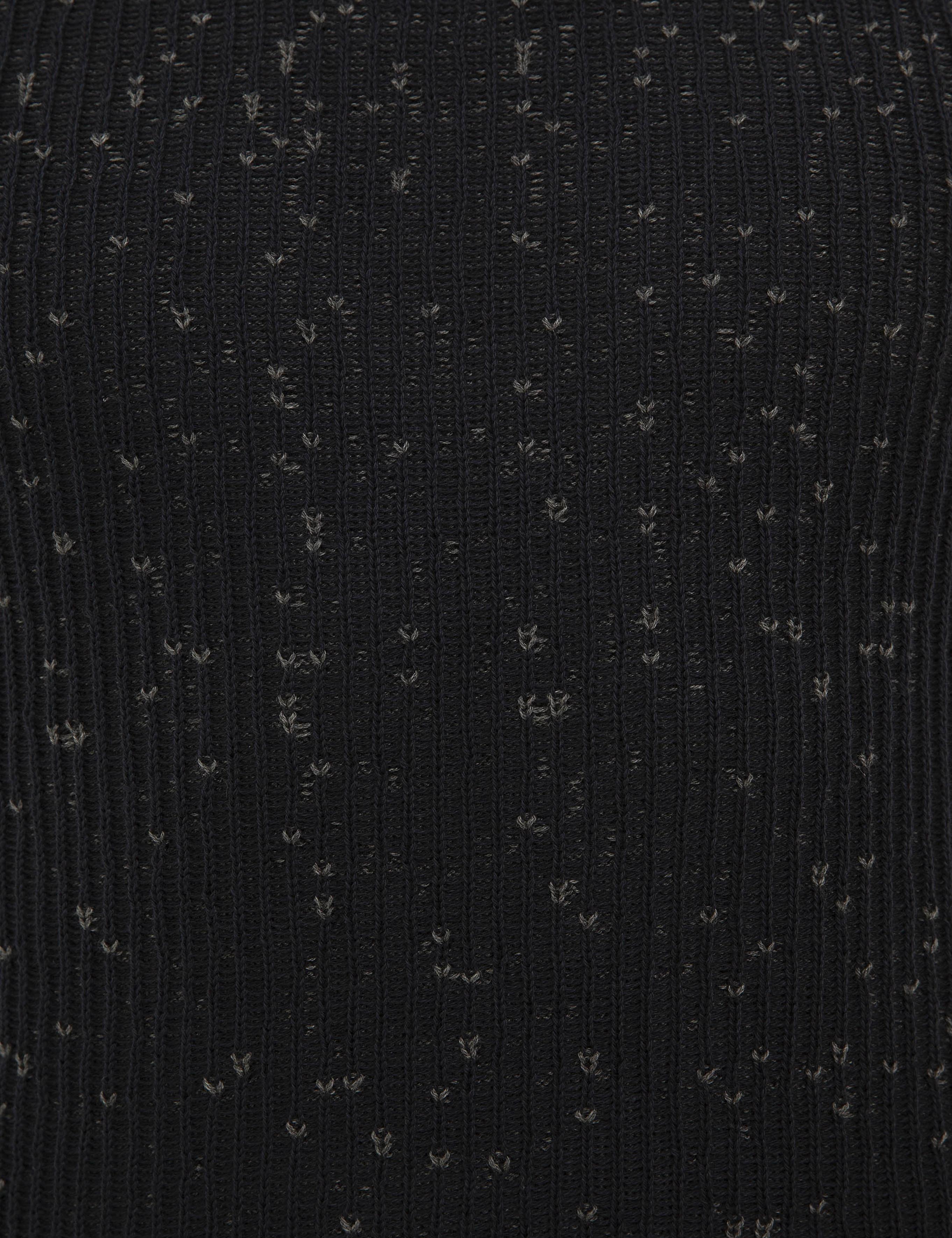 Lacivert Slim Fit Bisiklet Yaka Triko Kazak