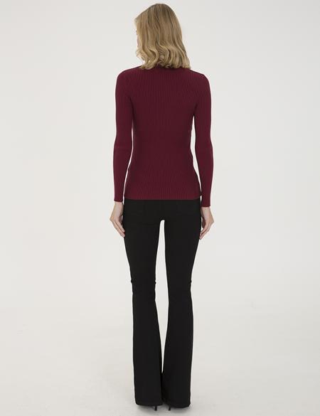 Siyah Flare Fit Jean Pantolon - 50237953016