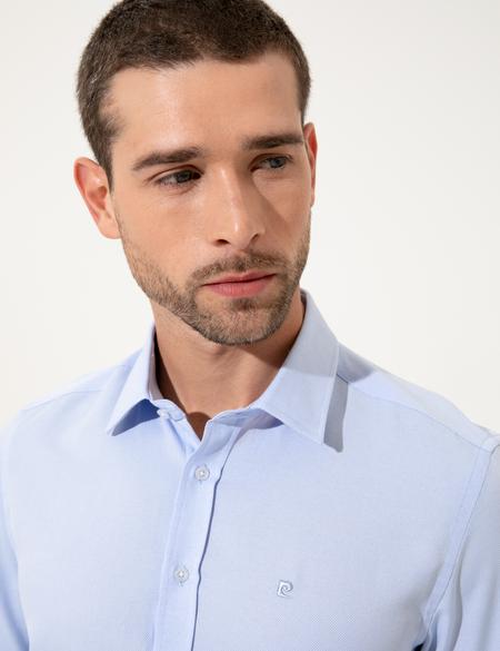 Gri Slim Fit Oxford Gömlek - 50247117014