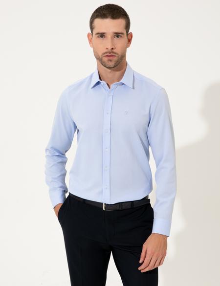 Gri Slim Fit Oxford Gömlek - 50247117014
