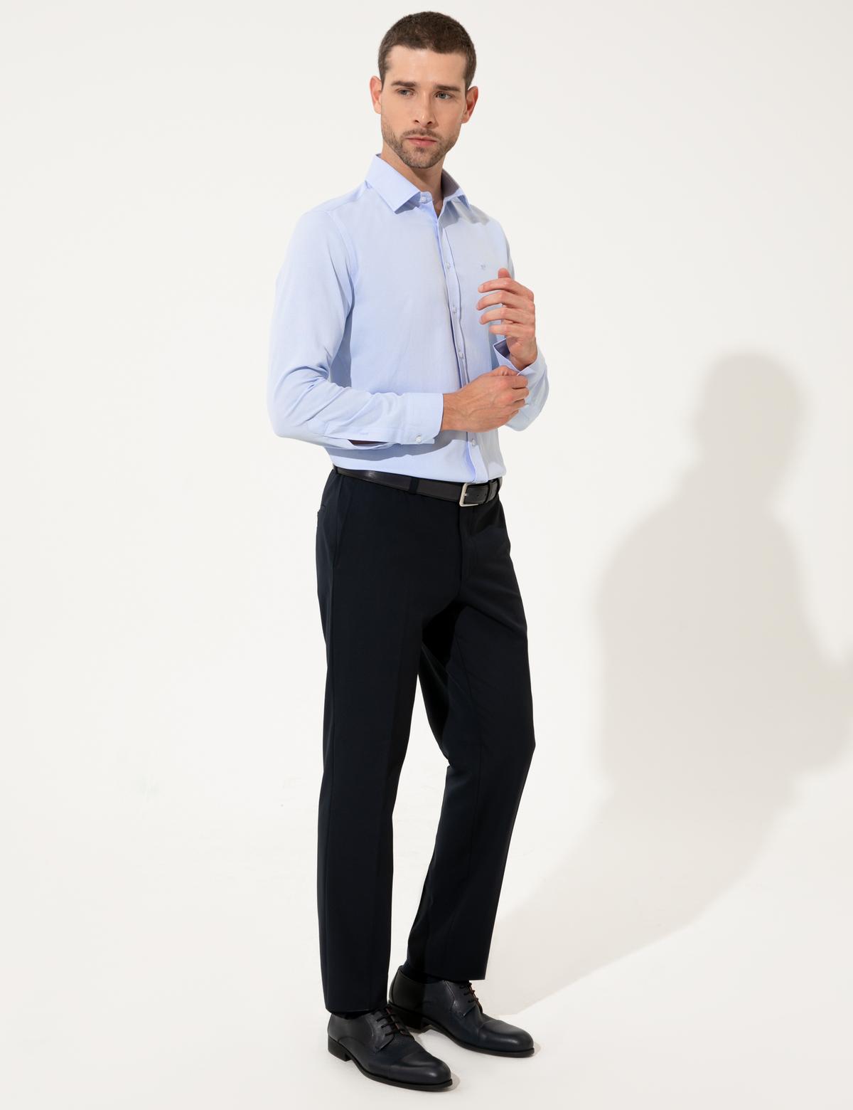 Gri Slim Fit Oxford Gömlek - 50247117014