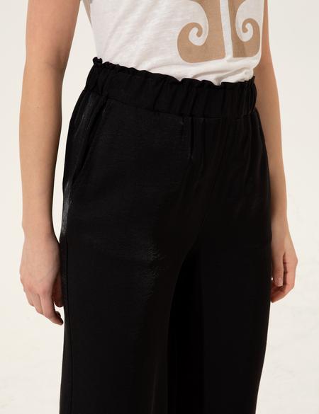 Siyah Dad Fit Kanvas Pantolon - 50246188048