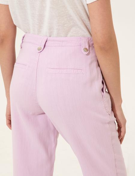 Lila Jogger Fit Kanvas Pantolon - 50246729005