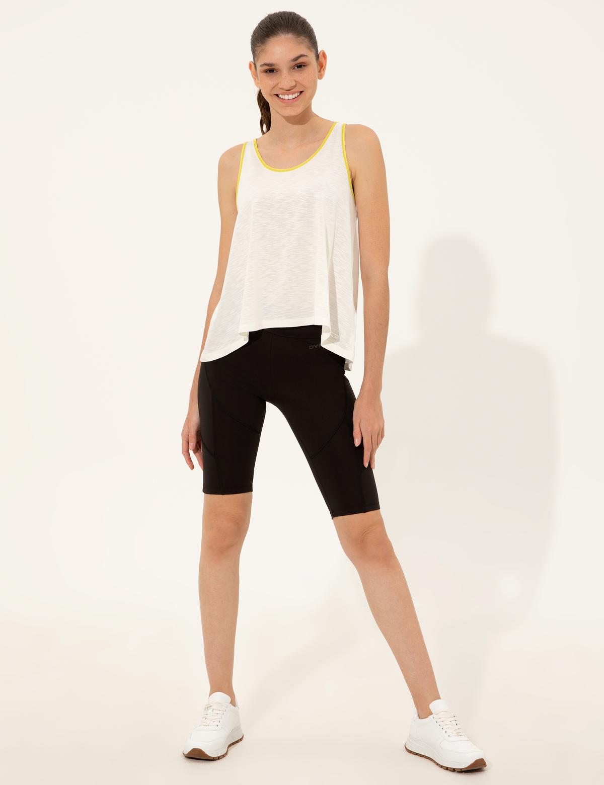 Siyah Biker Tayt - 50247437040