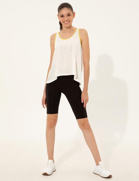 Siyah Biker Tayt - 50247437040