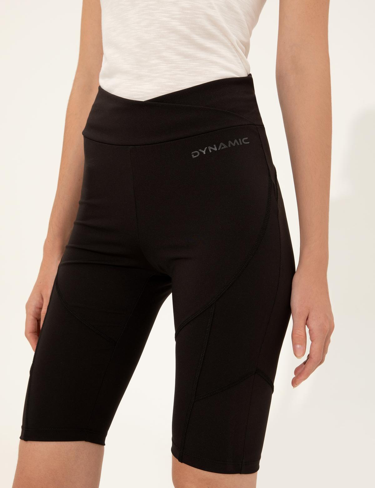 Siyah Biker Tayt - 50247437040