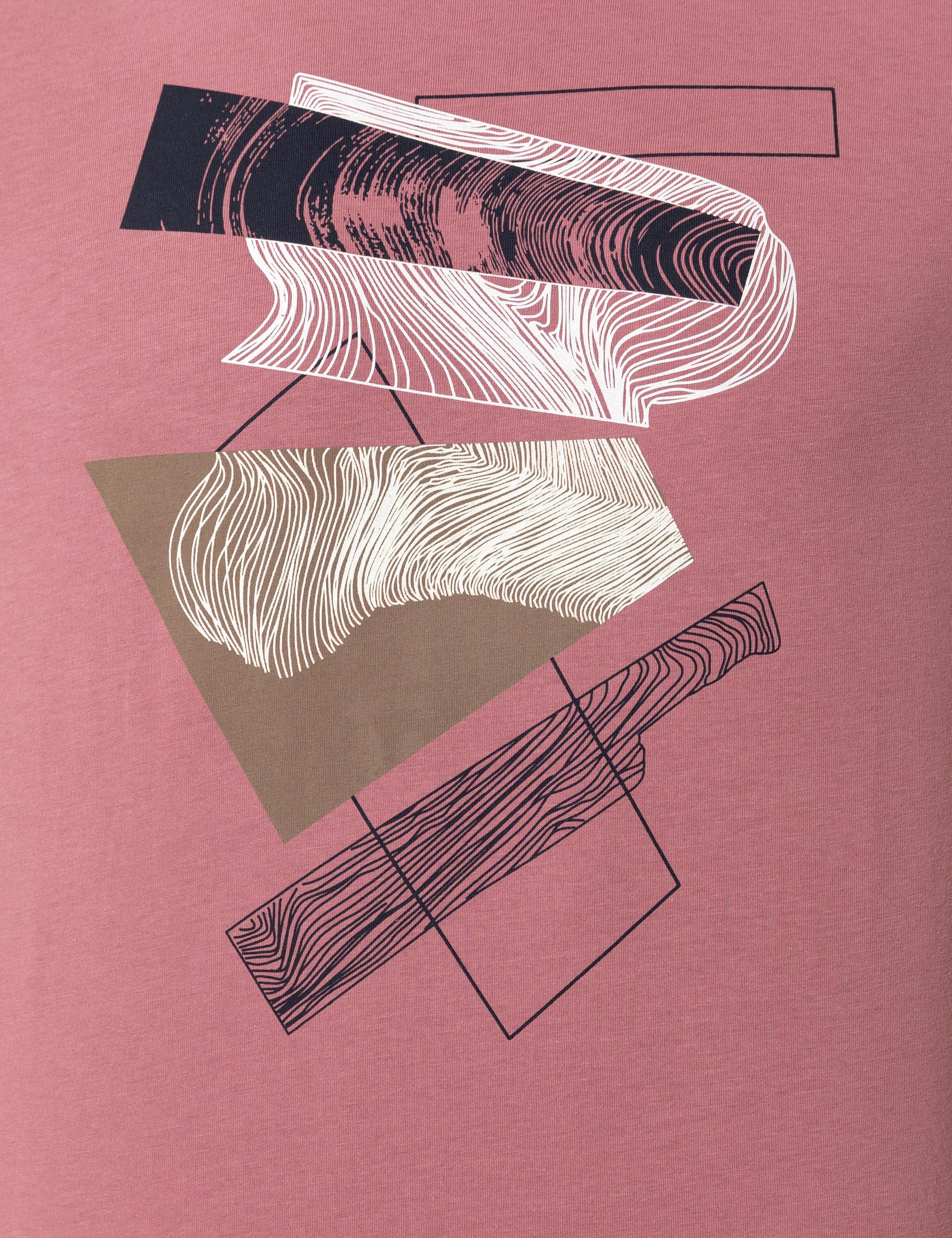 Gül Kurusu Slim Fit Bisiklet Yaka Tişört