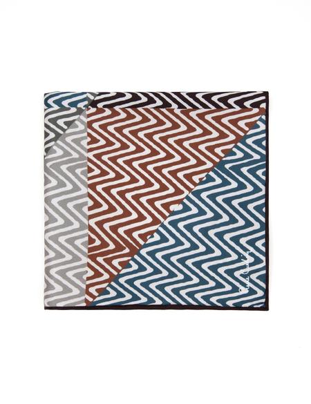 Siyah Desenli Mendil - 50258414001