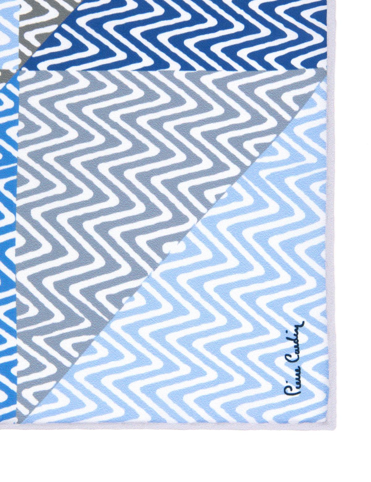 Mavi Desenli Mendil - 50258414002