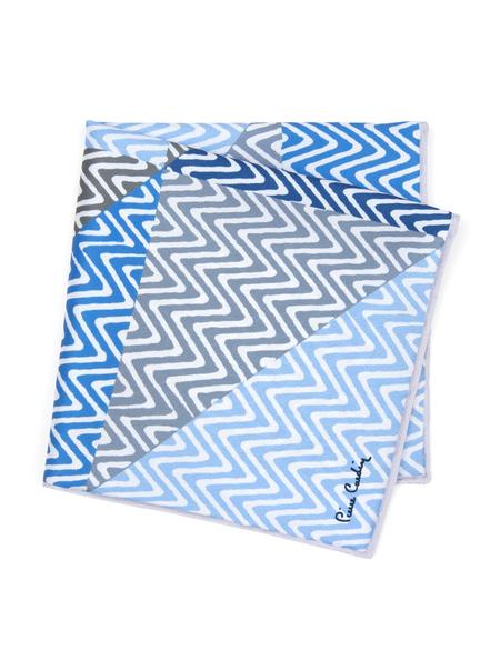 Mavi Desenli Mendil - 50258414002