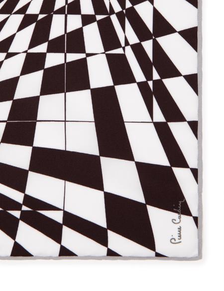 Siyah Desenli Mendil - 50258477001