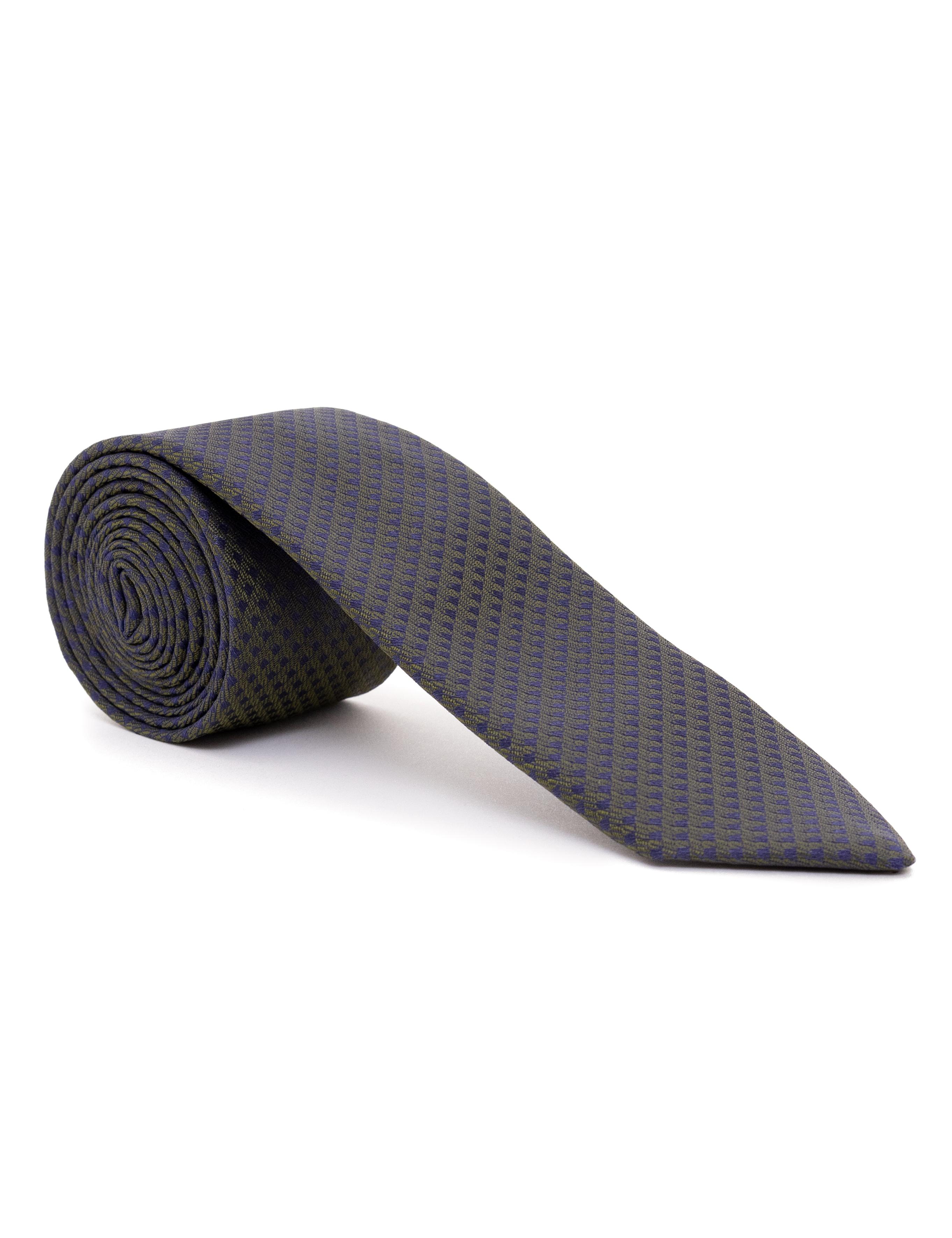 Yeşil 3'lü Kravat-Mendil-Kravat İğnesi Set