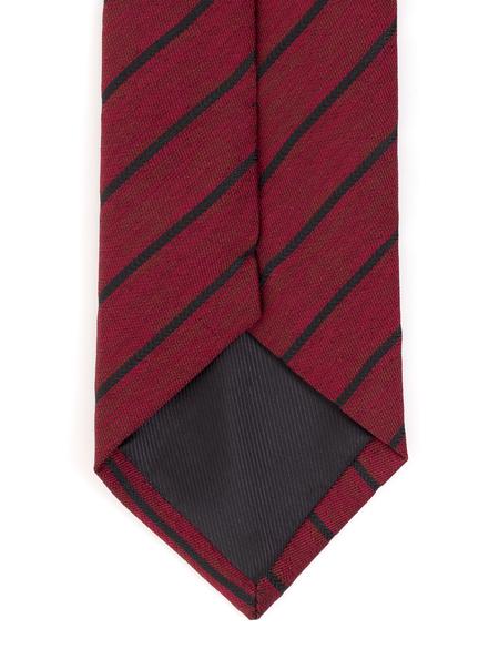 Bordo 3'lü Kravat-Mendil-Kravat İğnesi Set - 50257215002