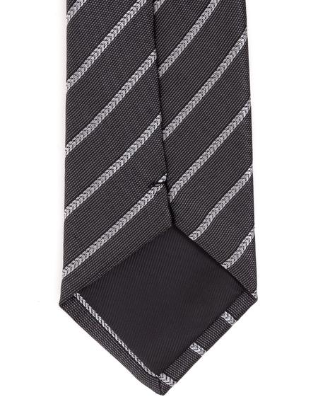 Siyah 3'lü Kravat-Mendil-Kravat İğnesi Set - 50257215003