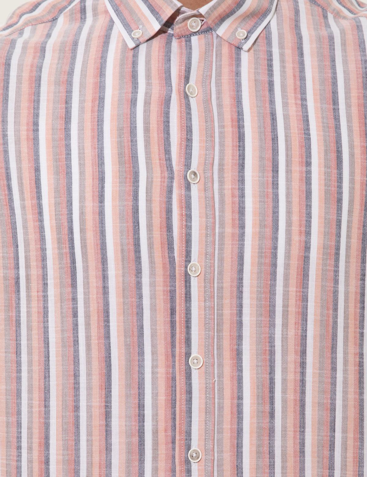 Gül Kurusu Slim Fit Uzun Kollu Gömlek - 50249780011