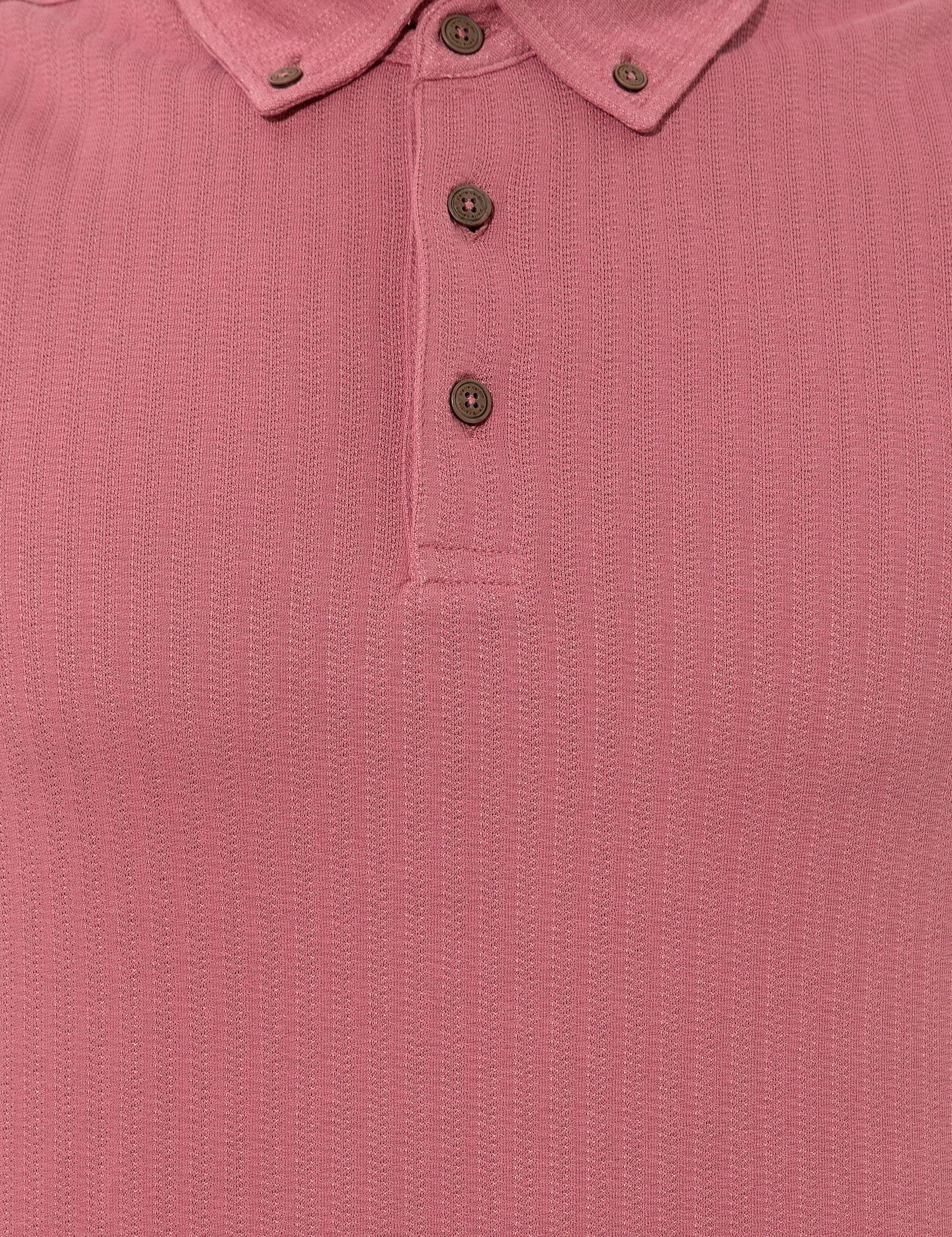Gül Kurusu Slim Fit Polo Yaka Tişört