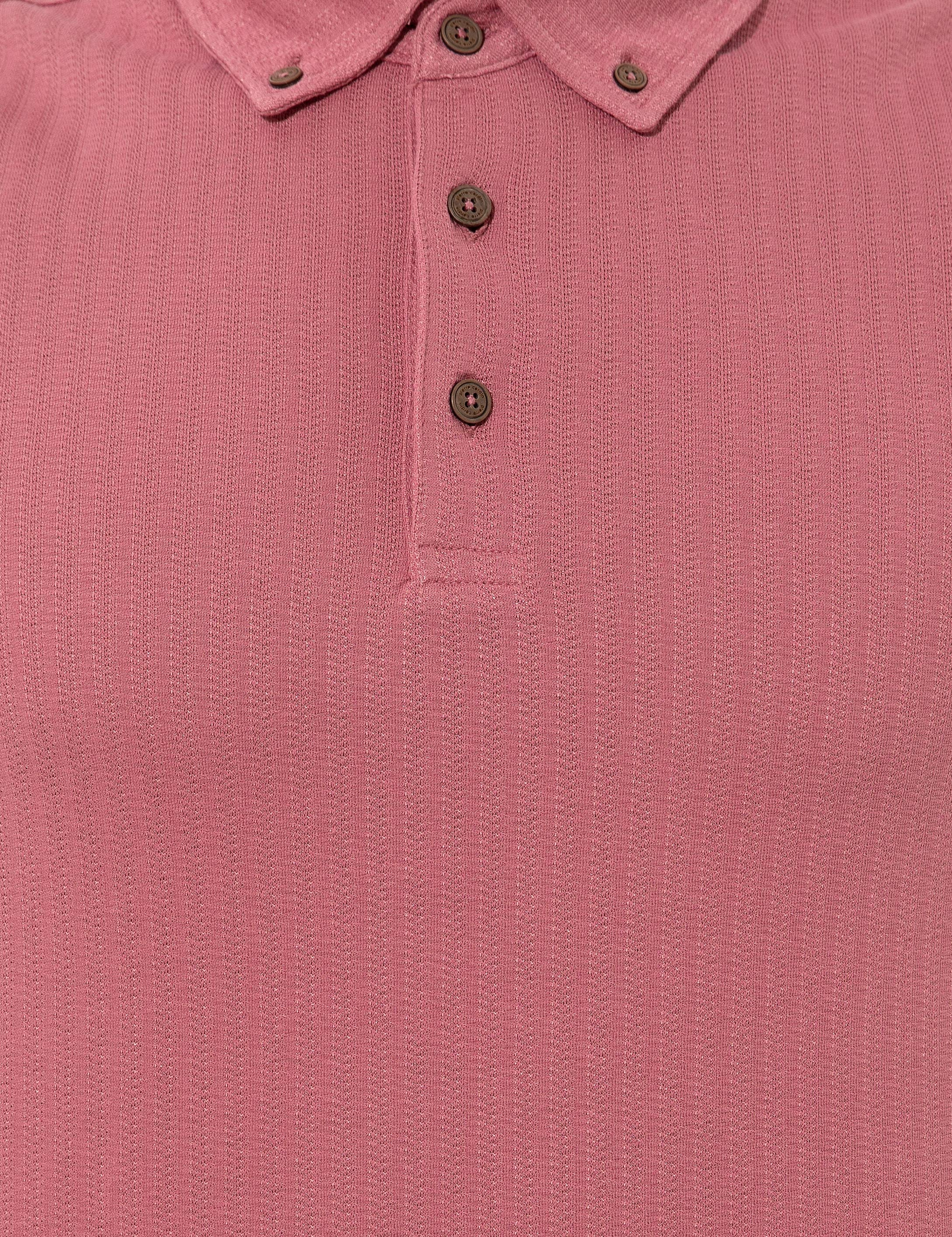 Gül Kurusu Slim Fit Polo Yaka Tişört - Image 6