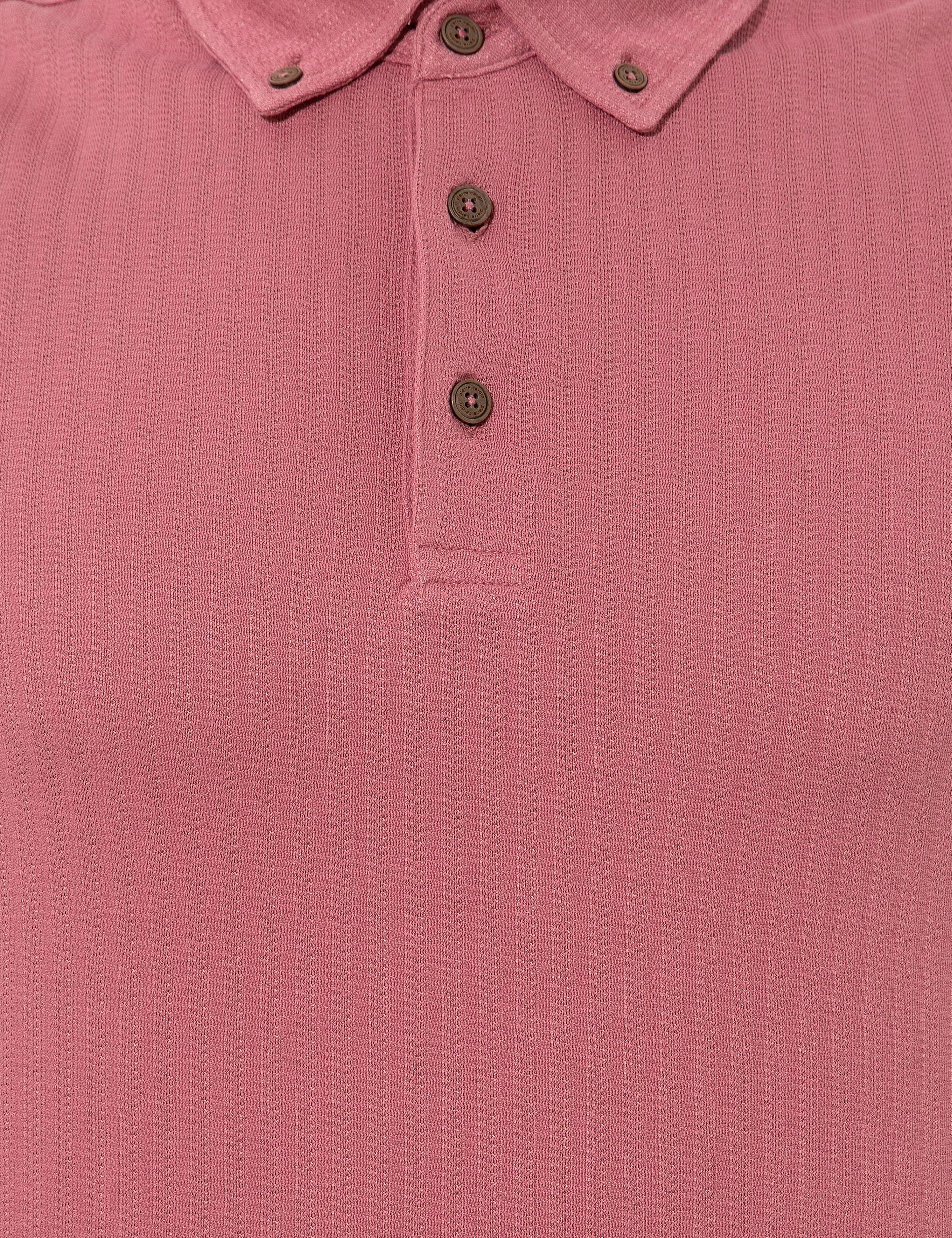 Gül Kurusu Slim Fit Polo Yaka Tişört