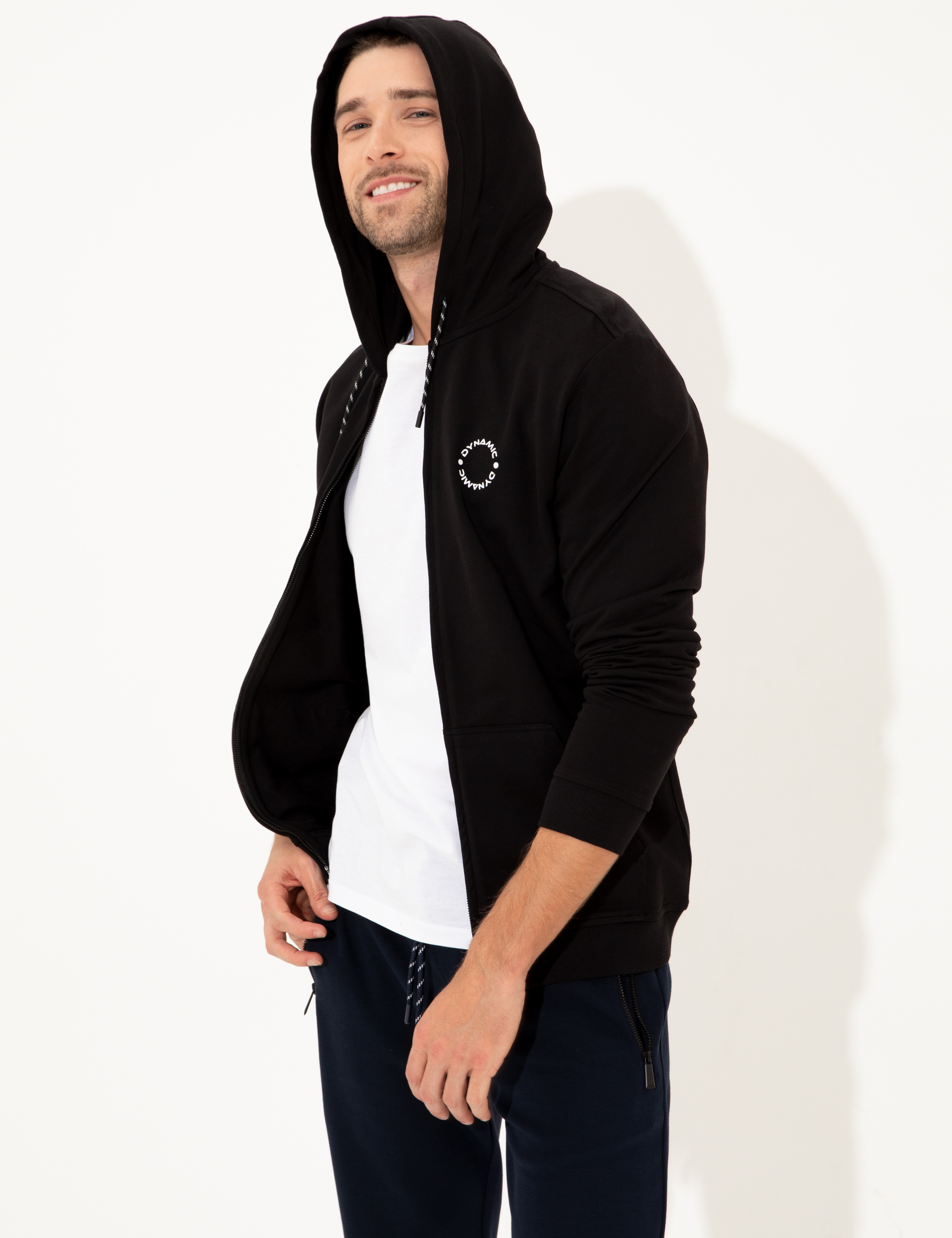 Siyah Regular Fit Sweatshirt - Image 3