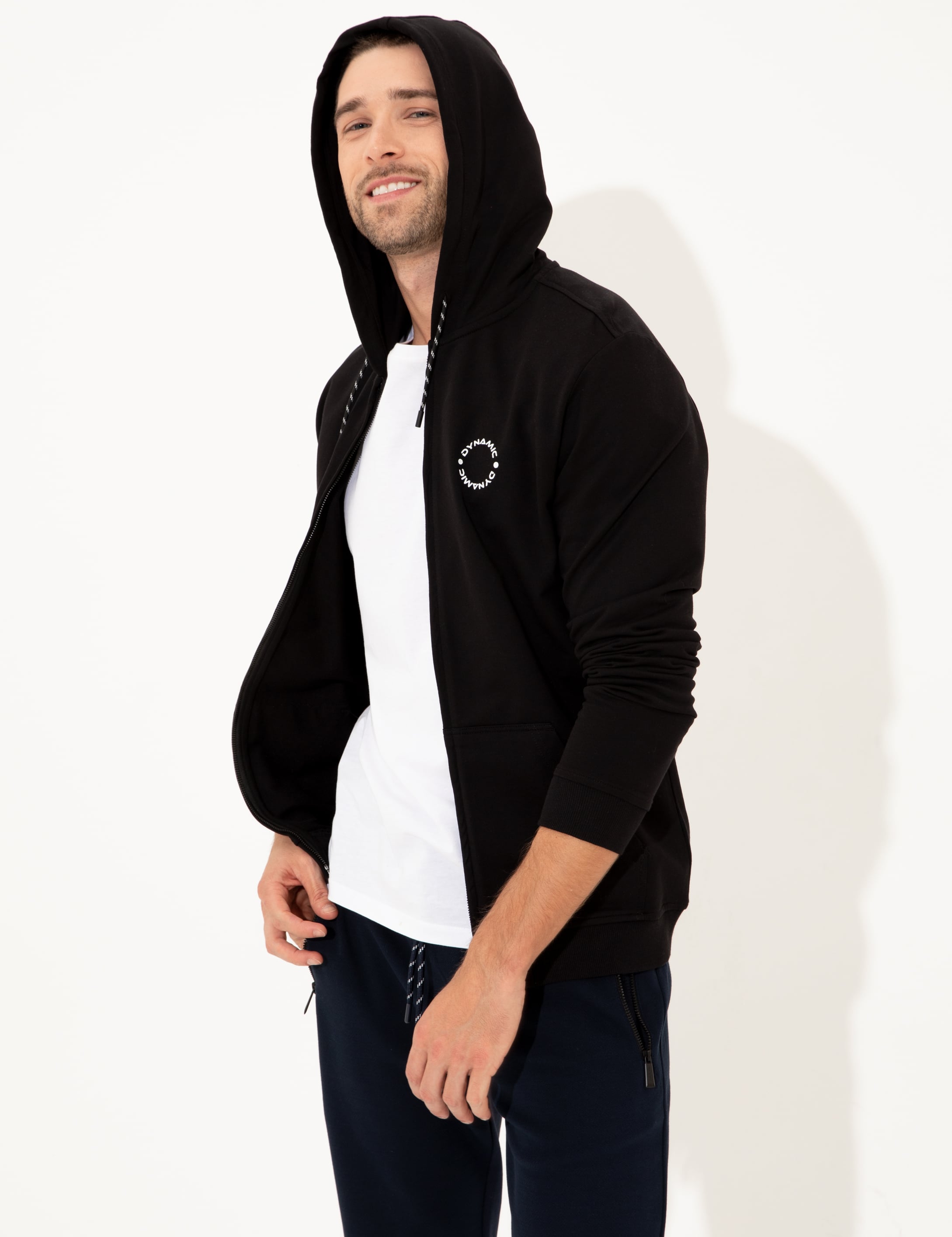 Siyah Regular Fit Sweatshirt