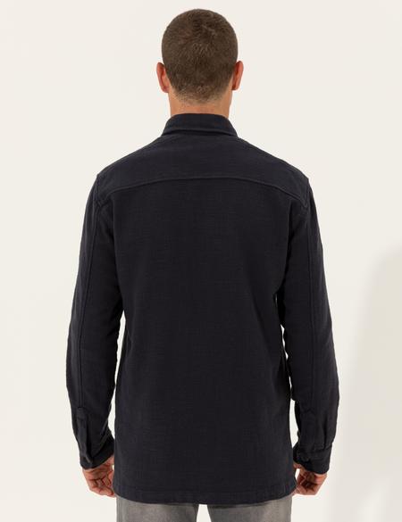 Lacivert Regular Fit Uzun Kollu Gömlek - 50248524005