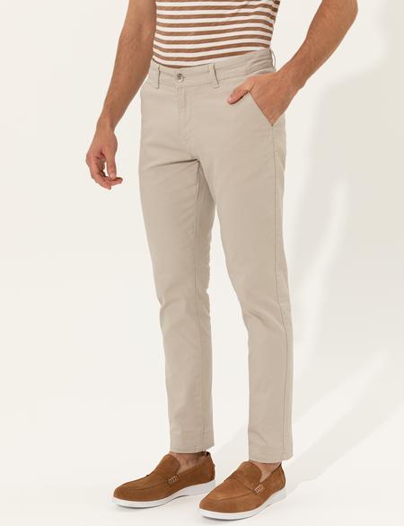 Bej Slim Fit Kanvas Pantolon - 50251547035