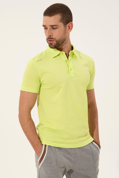 Yeşil Slim Fit Polo Yaka Tişört
