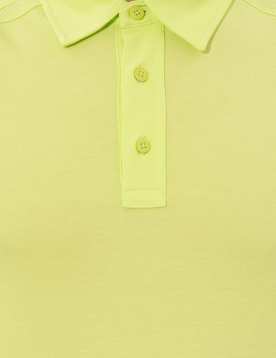 Yeşil Slim Fit Polo Yaka Tişört