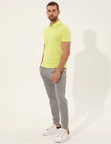 Yeşil Slim Fit Polo Yaka Tişört