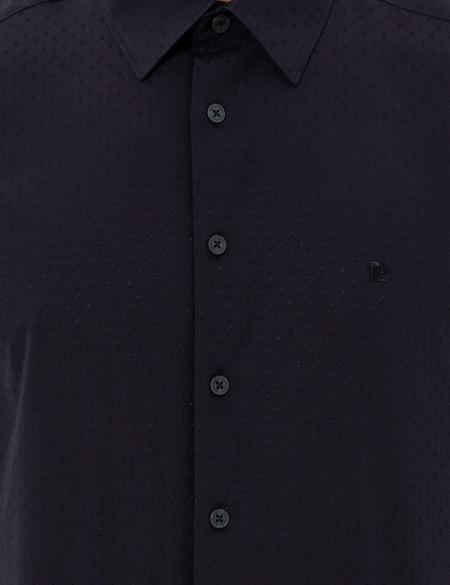 Lacivert Slim Fit Uzun Kollu Gömlek - 50255245030