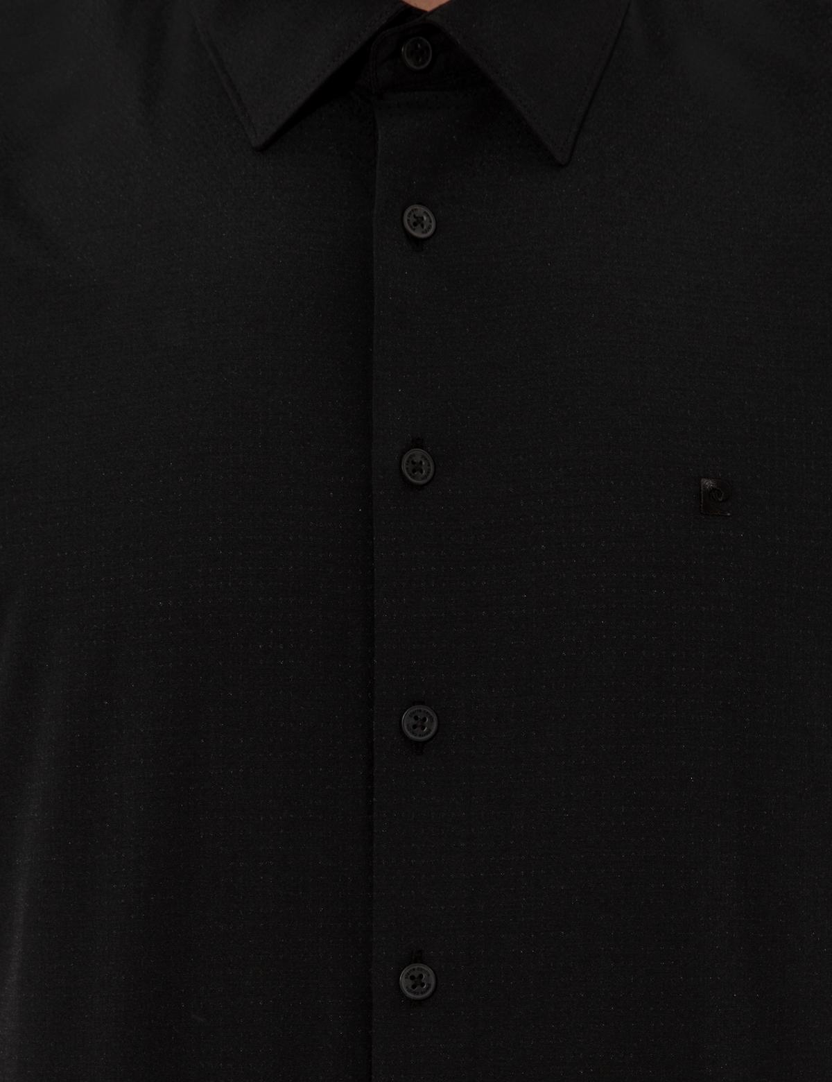 Siyah Slim Fit Uzun Kollu Gömlek - 50255274040