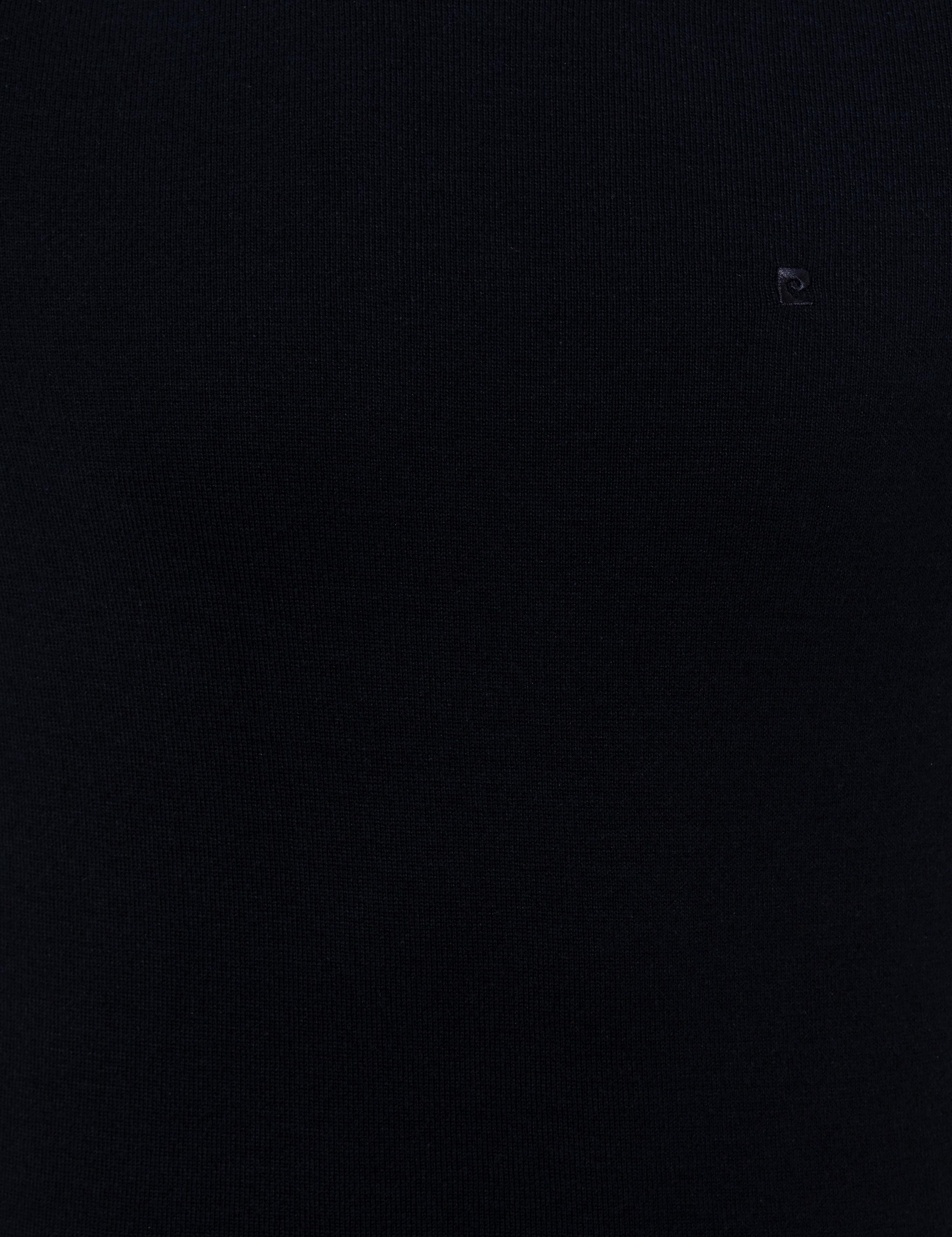 Lacivert Slim Fit Bisiklet Yaka Basic Triko Kazak