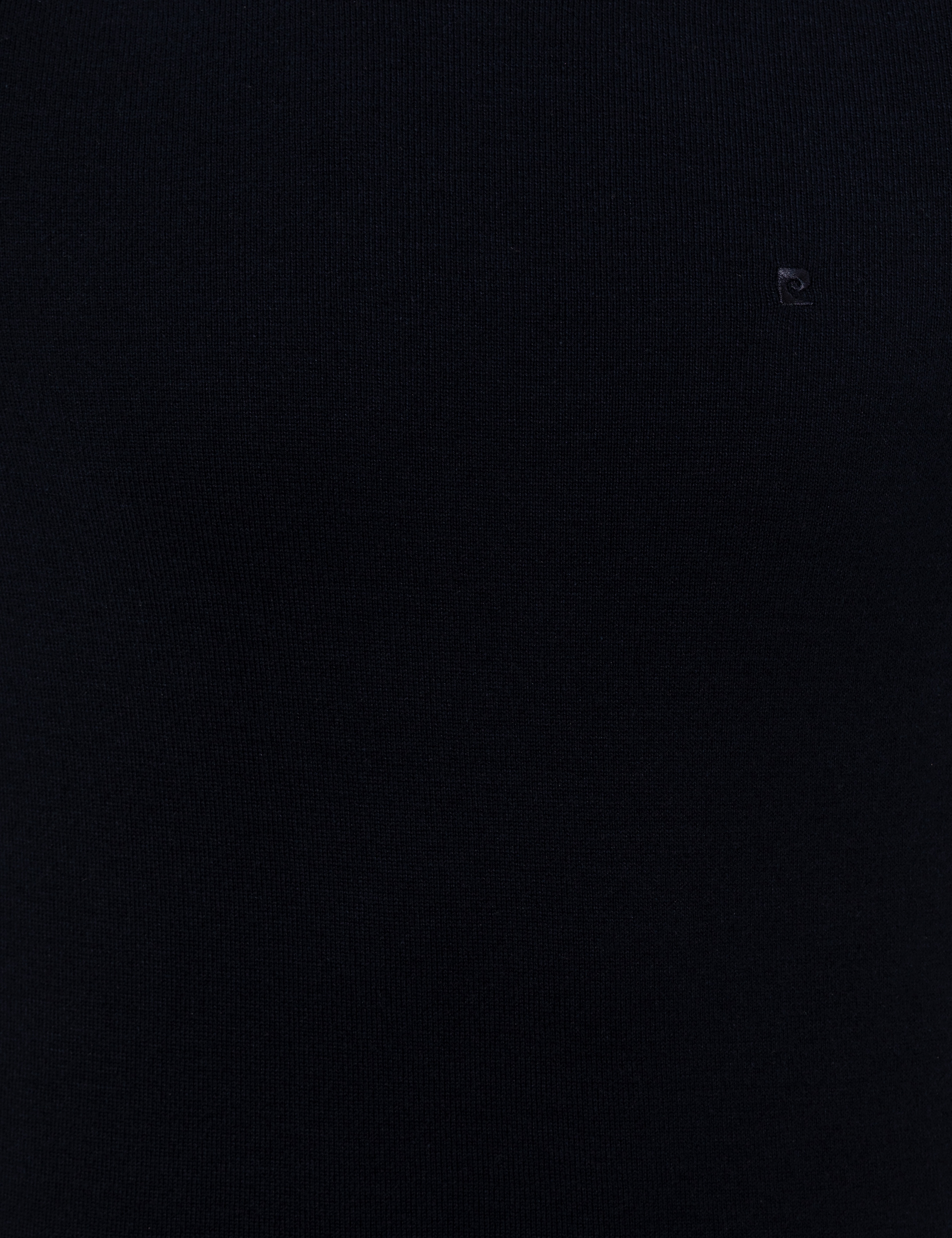 Lacivert Slim Fit Bisiklet Yaka Basic Triko Kazak