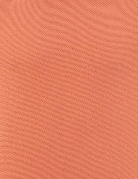 Turuncu Slim Fit Bisiklet Yaka Tişört - 50249809017