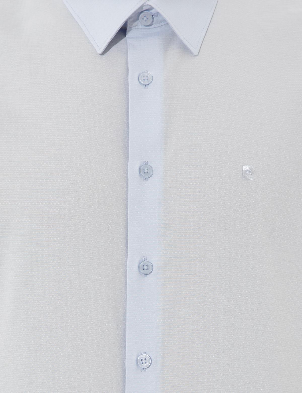 Açık Mavi Slim Fit Uzun Kollu Gömlek - 50255274009