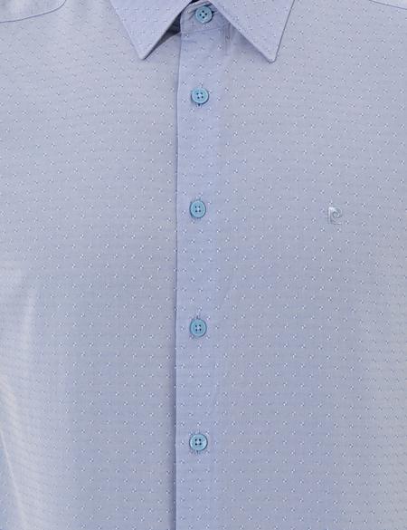 Mavi Slim Fit Armürlü Gömlek - 50255245041