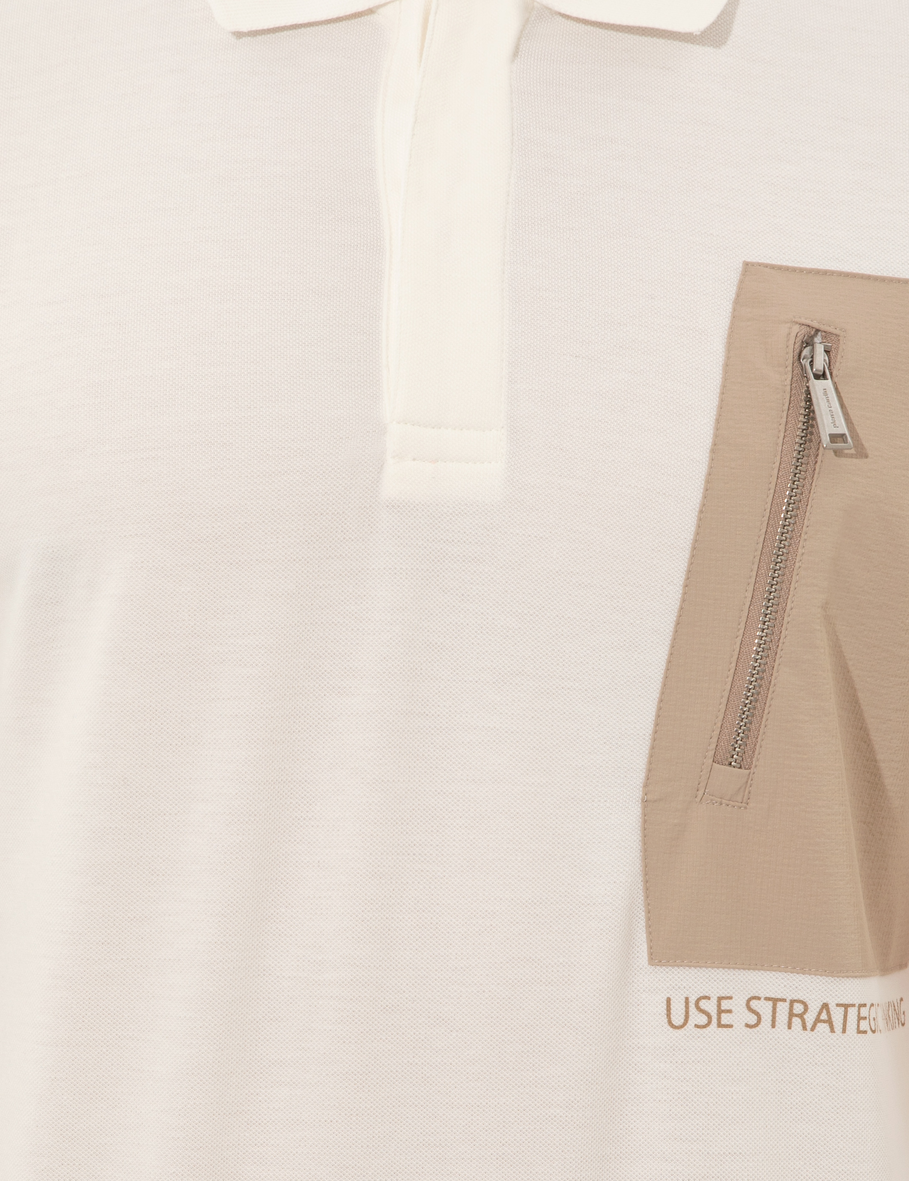 Ecru Slim Fit Tshirt - Image 6