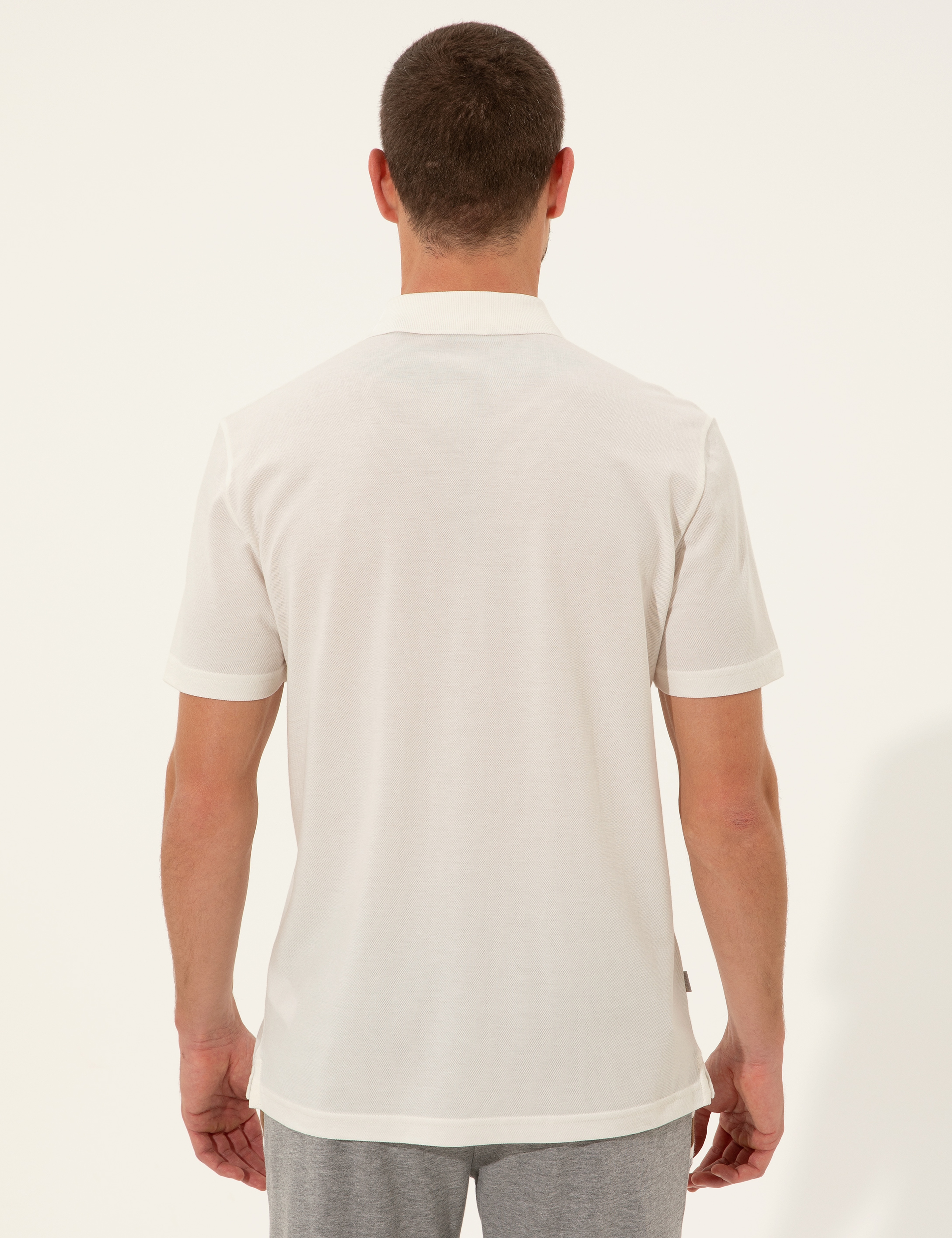 Ecru Slim Fit Tshirt