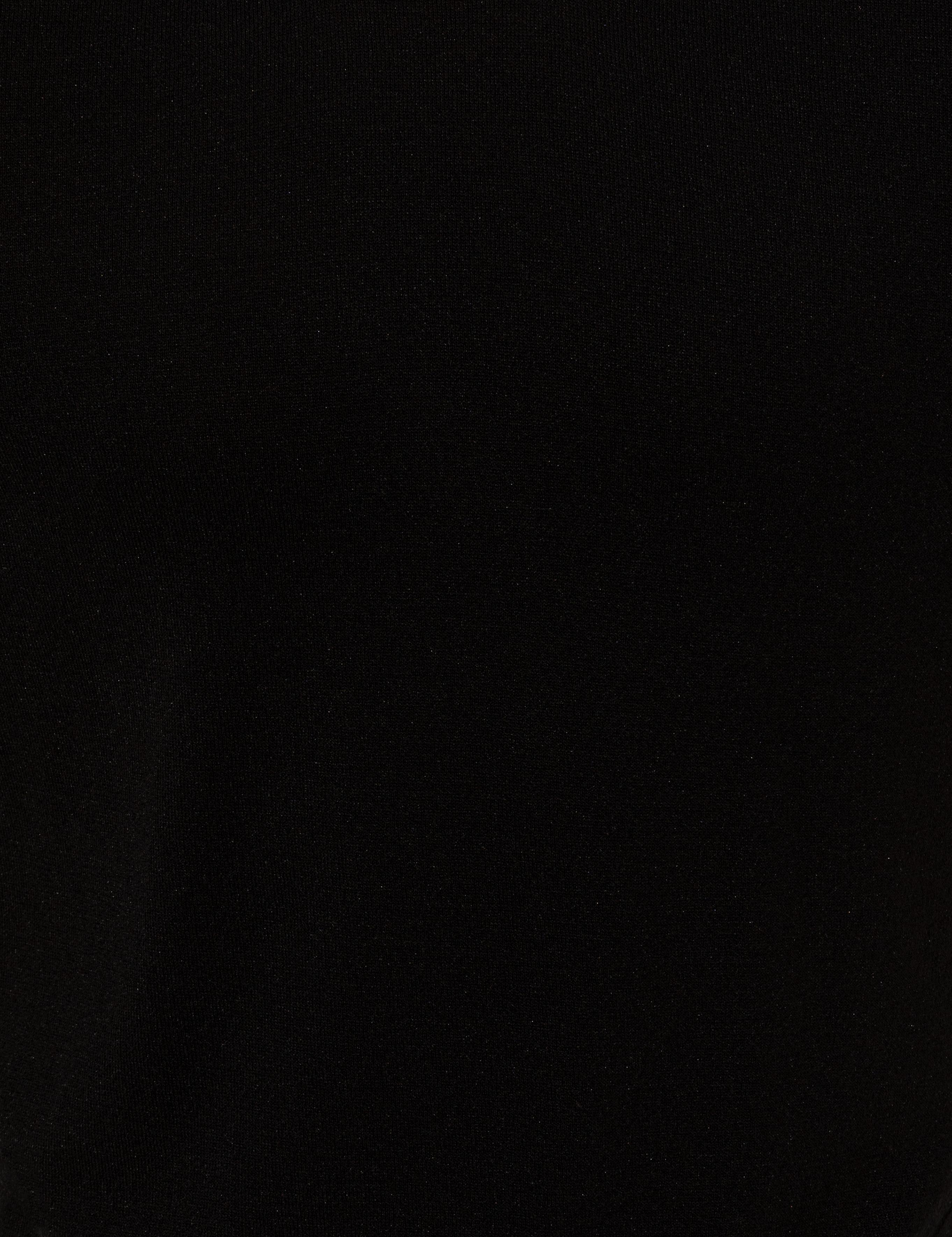 Siyah Slim Fit Bisiklet Yaka Triko Tişört