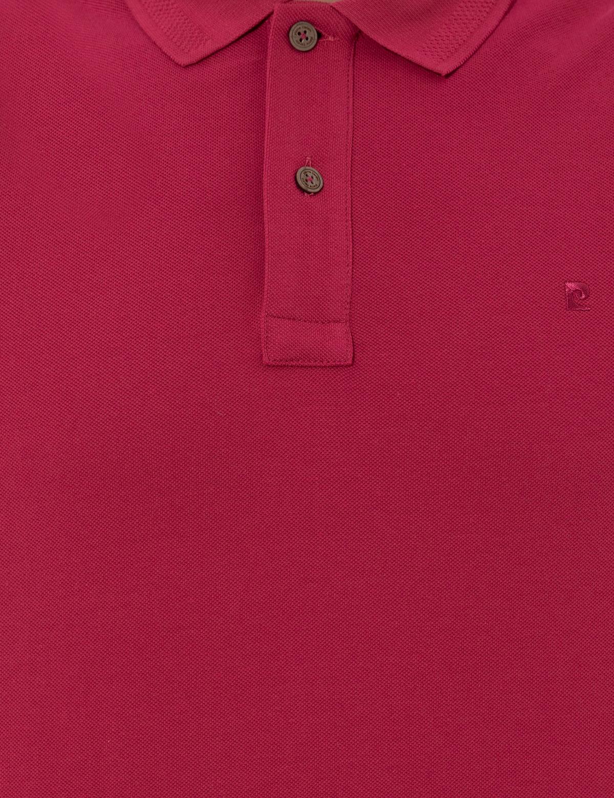 Fuşya Slim Fit Polo Yaka Basic Tişört - 50249878183