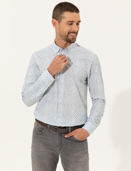 Zümrüt Slim Fit Uzun Kollu Gömlek - 50249782020