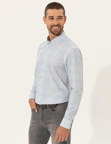 Zümrüt Slim Fit Uzun Kollu Gömlek - 50249782020