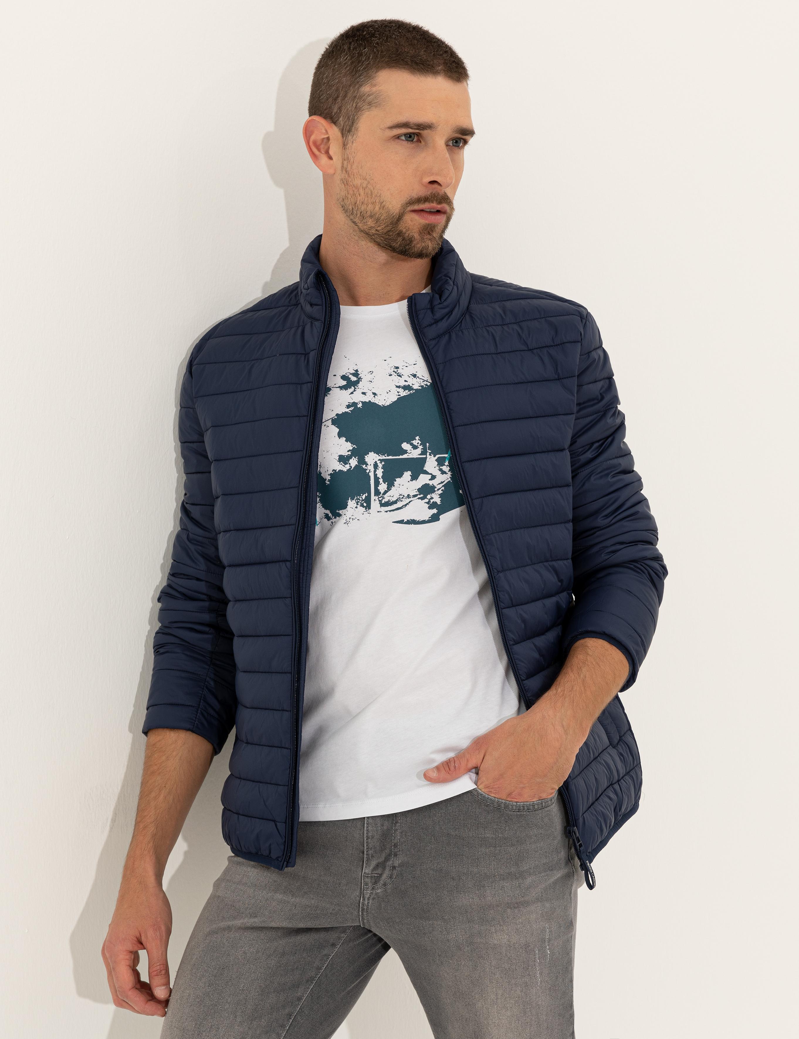 Lacivert Mevsimlik Mont