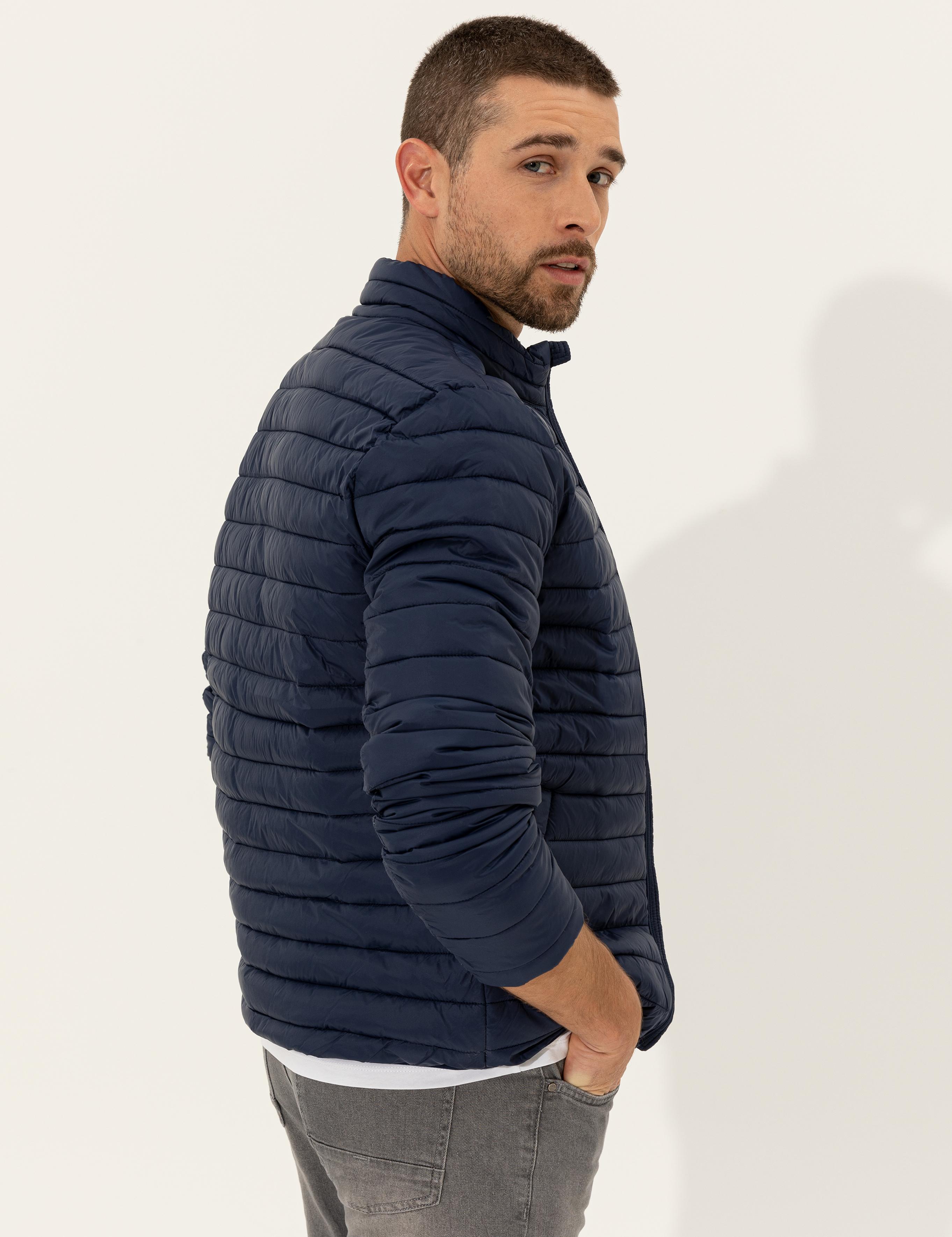 Lacivert Mevsimlik Mont