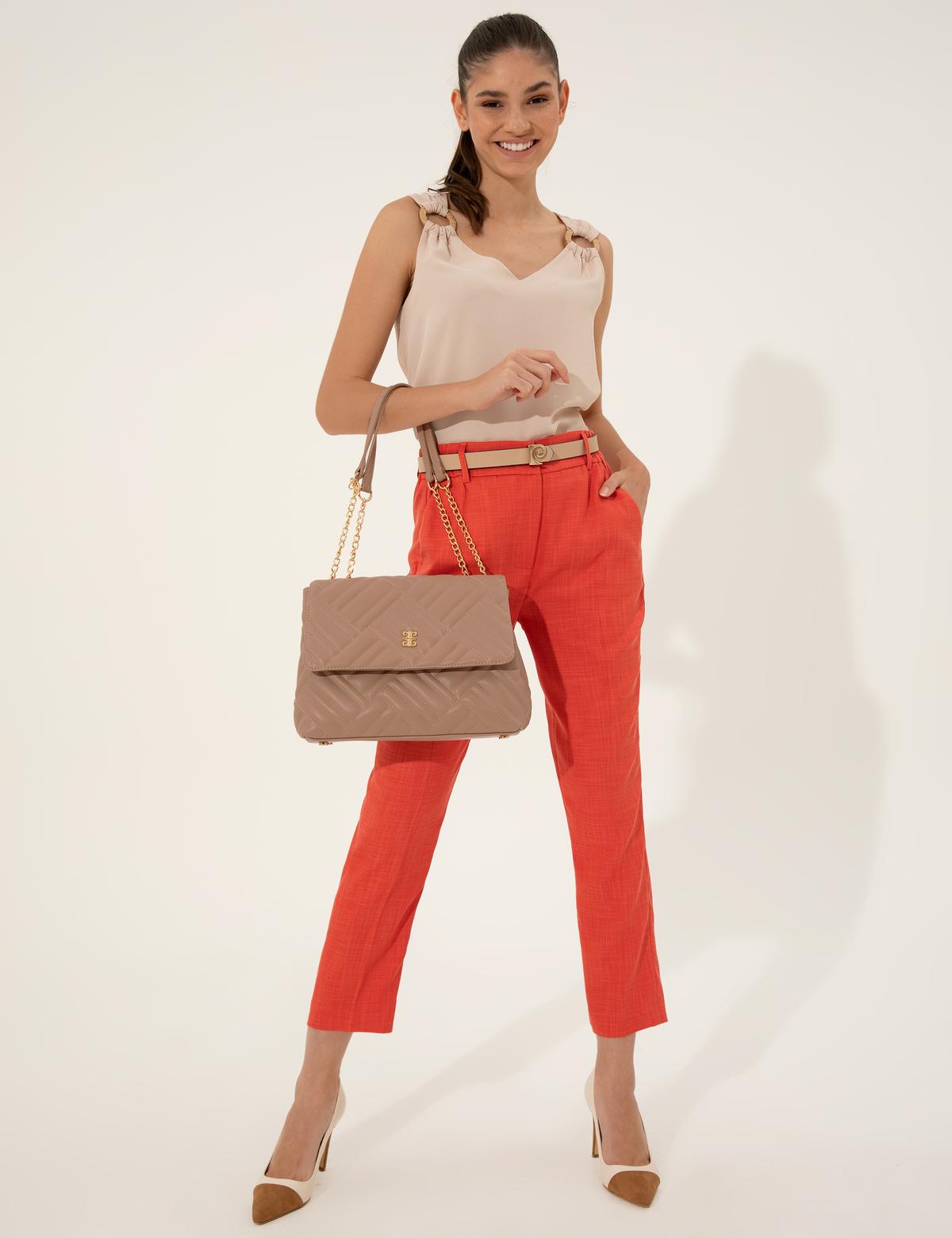 Toprak Omuz Çantası