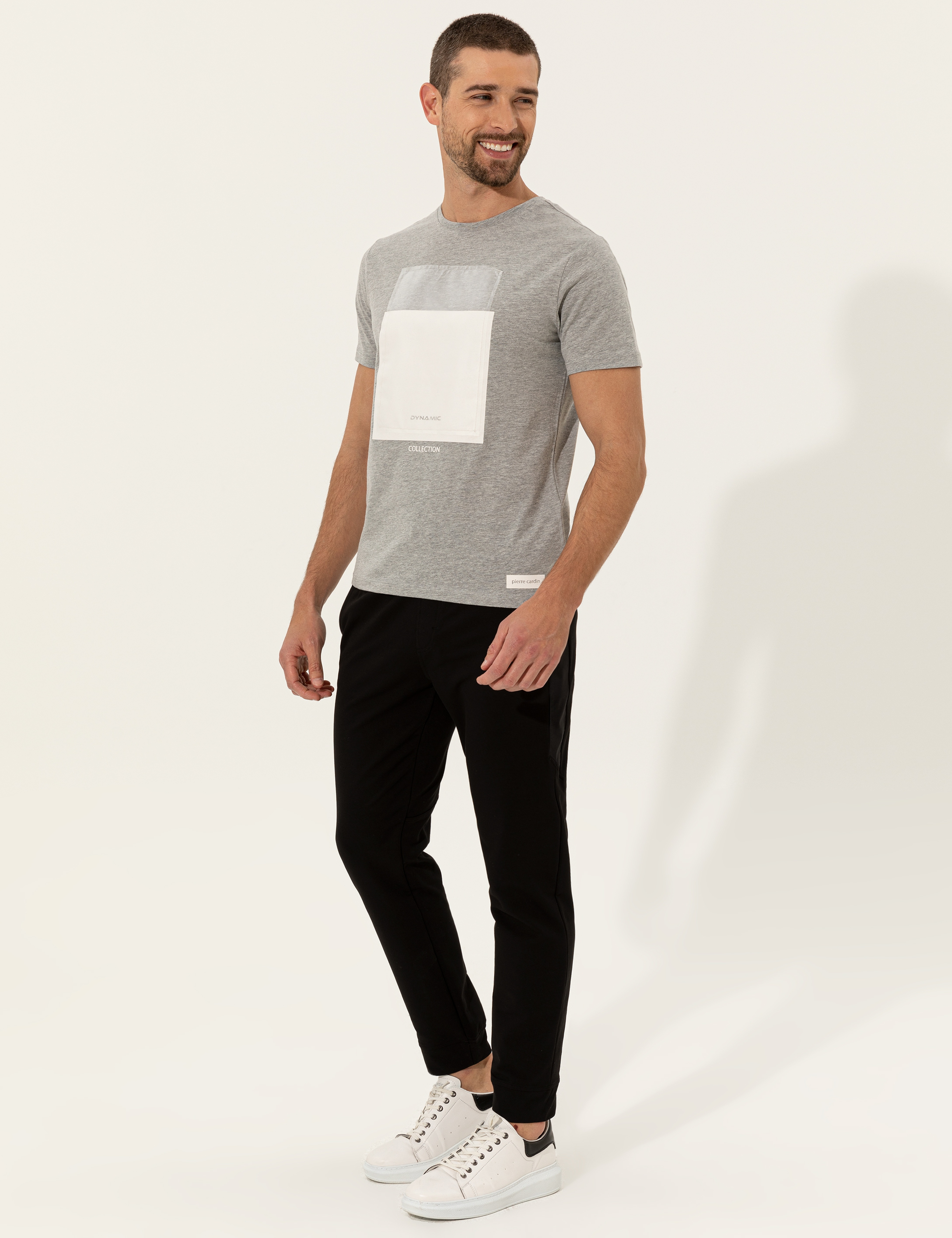 Siyah Ex. Slim Fit Eşofman Altı - Image 3