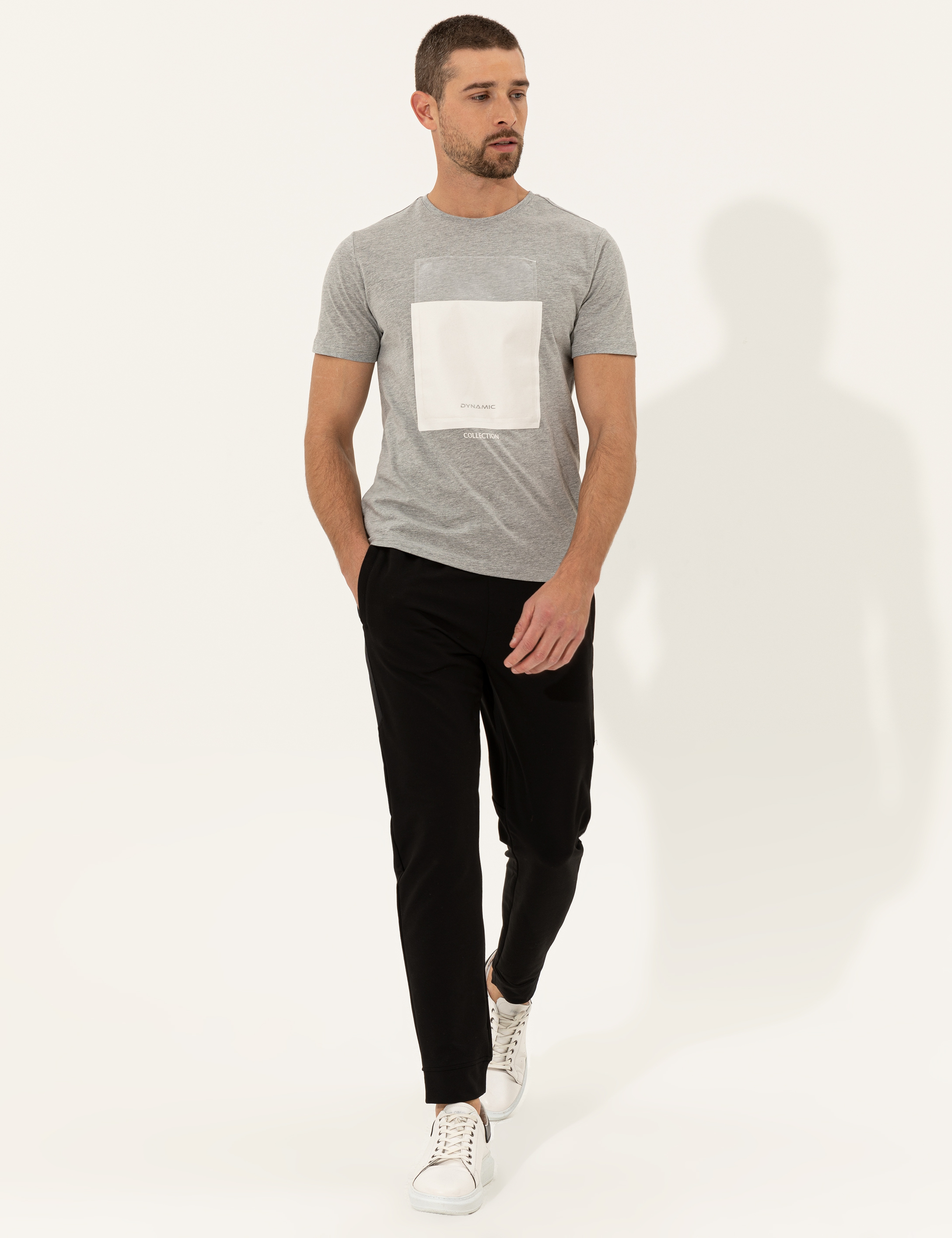 Siyah Ex. Slim Fit Eşofman Altı - Image 1
