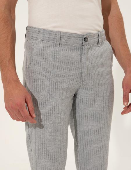 Açık Mavi Slim Fit Kanvas Pantolon - 50246870063