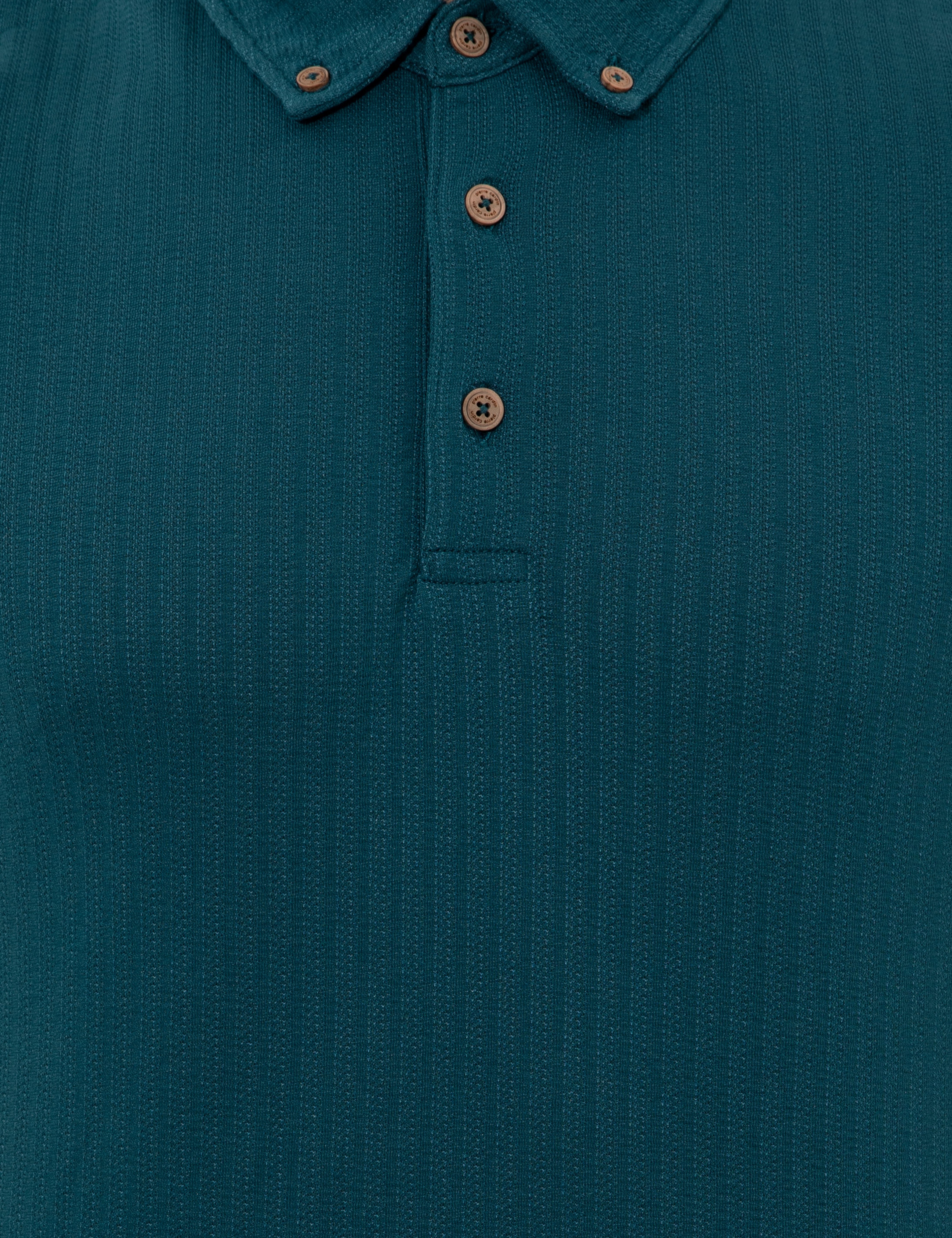 Zümrüt Yeşili Slim Fit Polo Yaka T-Shirt - Image 6