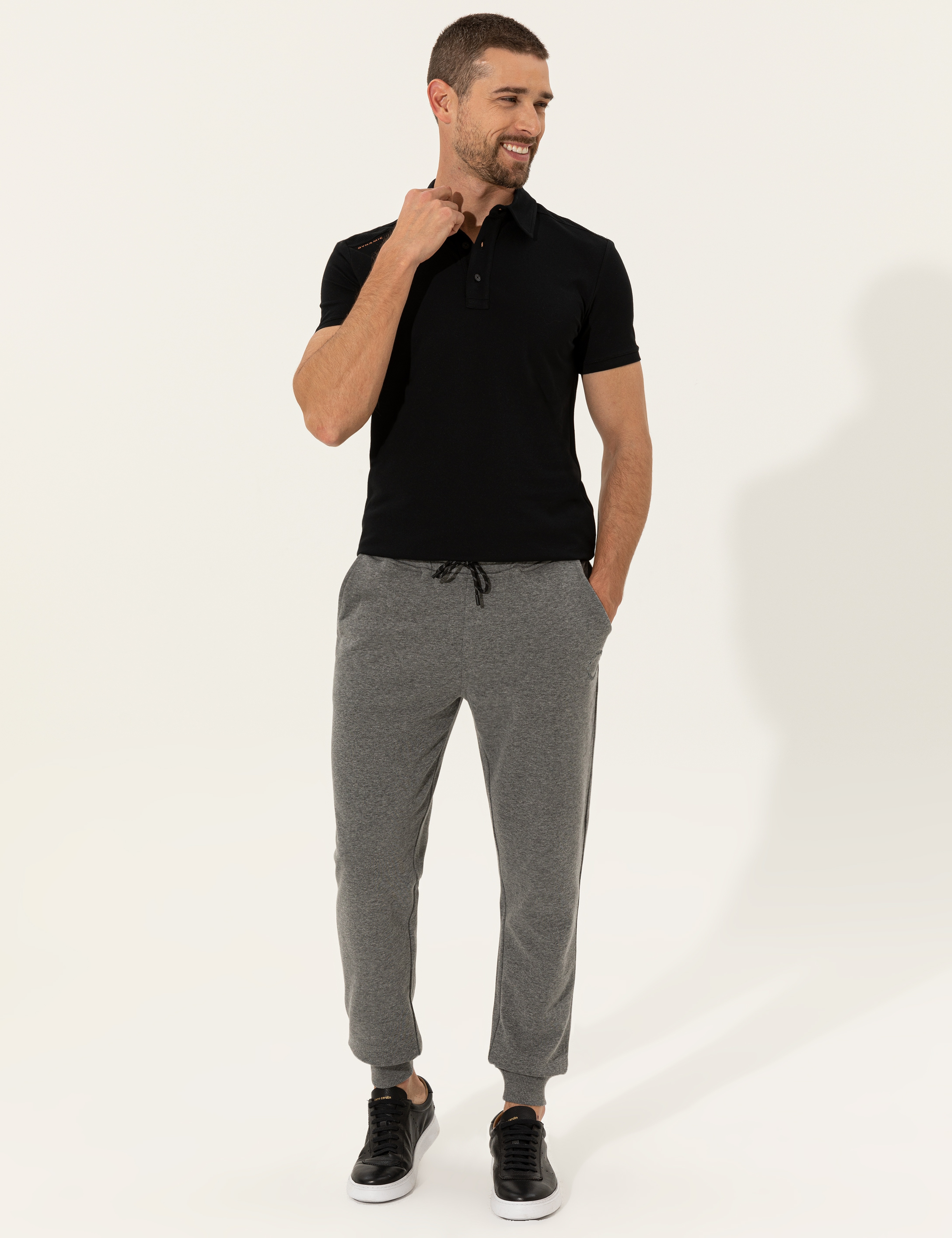 Siyah Slim Fit Tshirt - Image 4